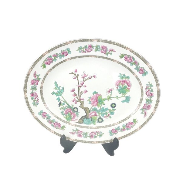 Antique John Maddock Sons Royal Vitreous China Oval Platter Indian Tree - Picture 4 of 8